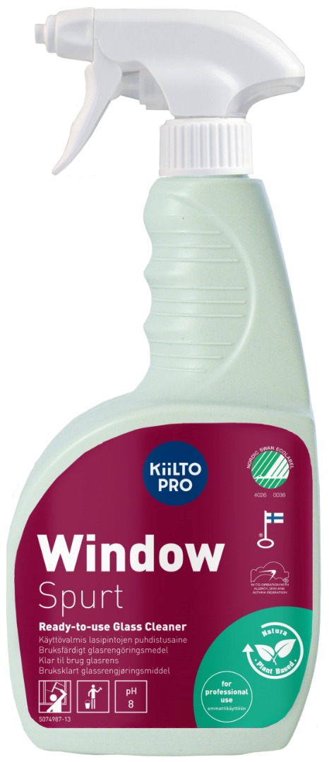 KiiLTO Pro, Window Spurt, Glas- & Vinduesrens, 750 ml.